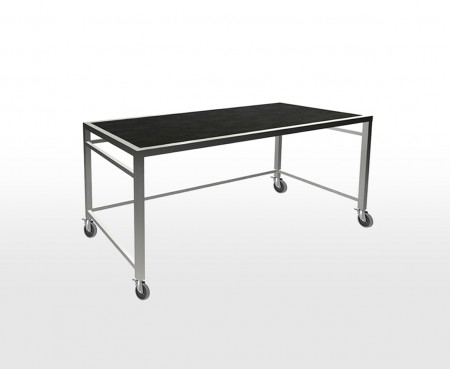 Mobile Buffet Table Granite Top